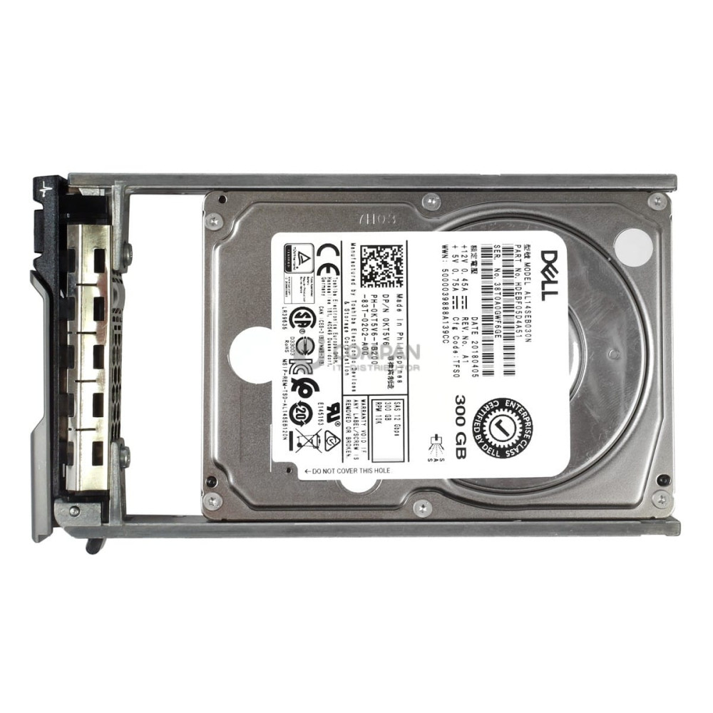KT5V6 DELL HDD 300GB 10K SAS 12G 2.5" SFF HOT-SWAP